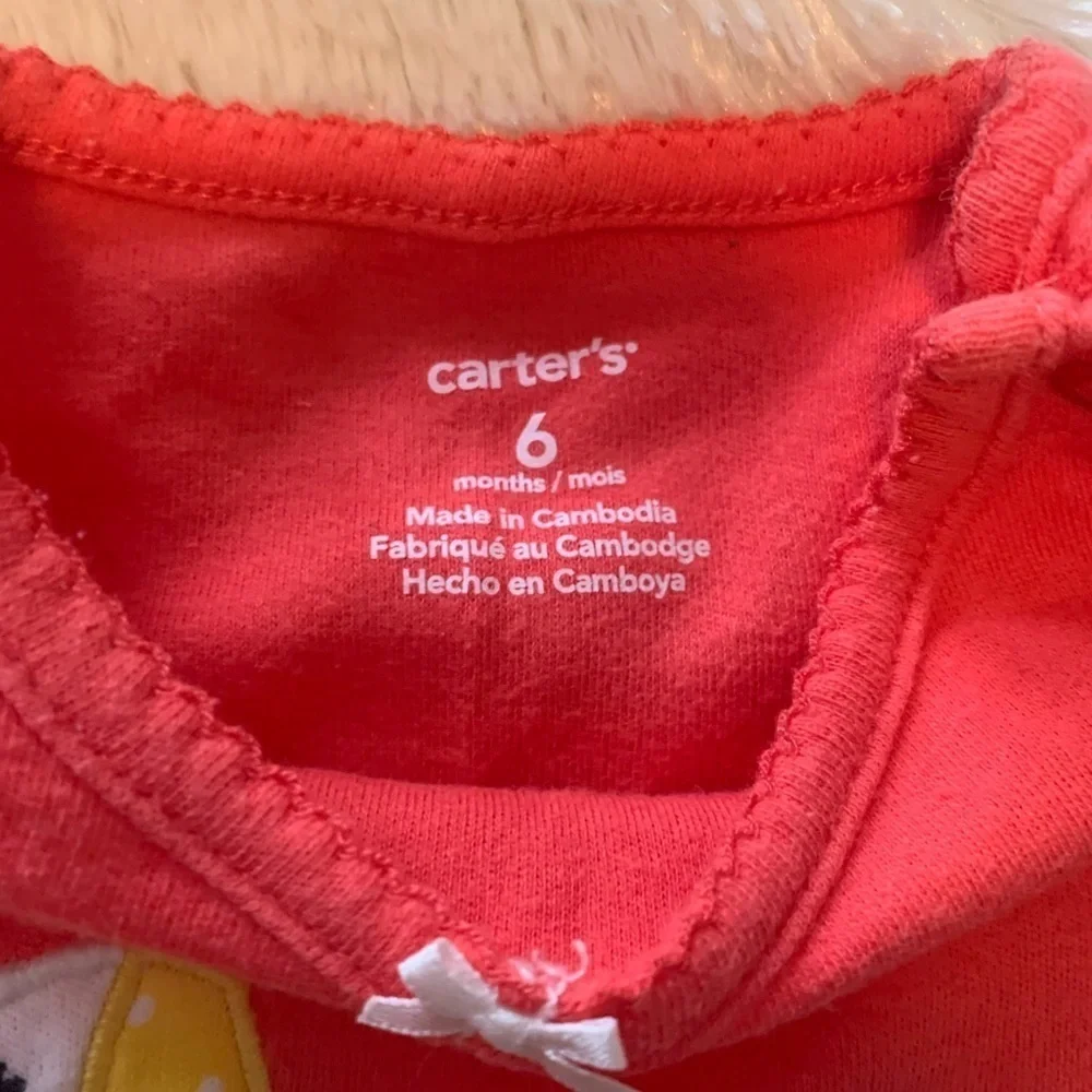 Carters - Size 6 months 2 piece outfit - long sleeve